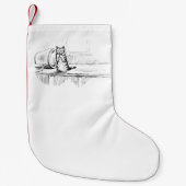 Mittens the Kitten (schaafkat) (Beatrix Potter) Kleine Kerstsok (Voorkant)