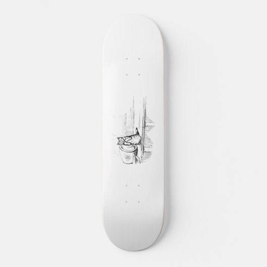 Mittens the Kitten (schaafkat) (Beatrix Potter) Persoonlijk Skateboard (Voorkant)