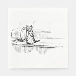 Mittens the Kitten (schaafkat) (Beatrix Potter) Servet