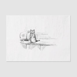 Mittens the Kitten (schaafkat) (Beatrix Potter) Tissuepapier