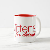 Mittens voor de Mok van Detroit Logo Coffee (Voorkant rechts)