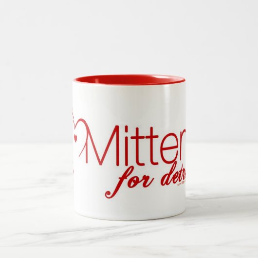 Mittens voor de Mok van Detroit Logo Coffee (Center)