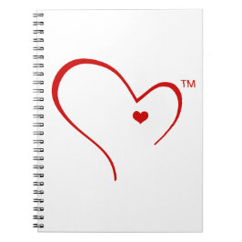 Mittens voor Detroit Heart-Logo-laptop Notitieboek