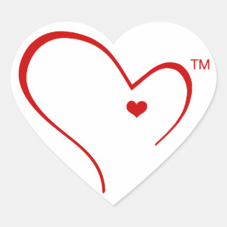 Mittens voor Detroit Heart Logo Sticker