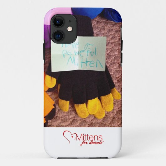 Mittens voor Detroit iPhone Case (Achterkant)