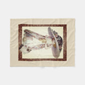 Mittens voor haar Kitten Fleece Deken (Voorkant (Horizontaal))