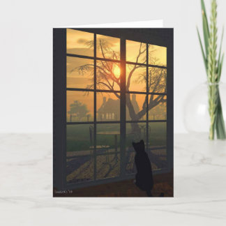 Mittens wil dat de zon ondergaat kaart