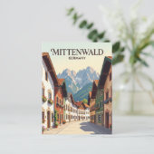 Mittenwald Duitsland Briefkaart (Staand voorkant)