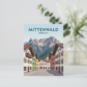 Mittenwald Duitsland Briefkaart (Staand voorkant)