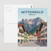 Mittenwald Duitsland Briefkaart (Voorkant / Achterkant)