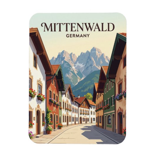 Mittenwald Duitsland Magneet (Verticaal)