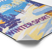 Mittenwald Germany Vintage Travel Poster (Hoek)