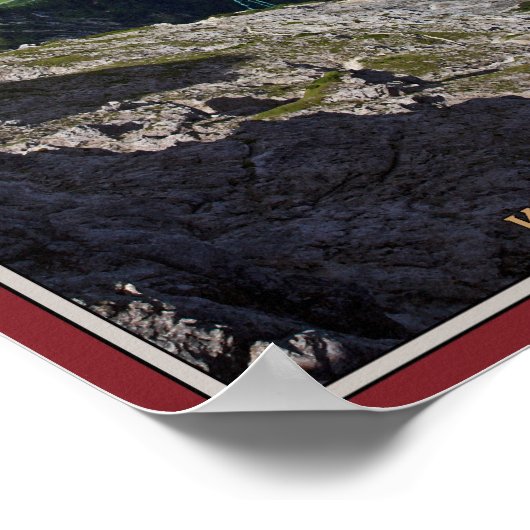 Mittenwald - Karwendelbahn Terminus Poster (Hoek)