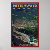 Mittenwald - Karwendelbahn Terminus Poster (Voorkant)