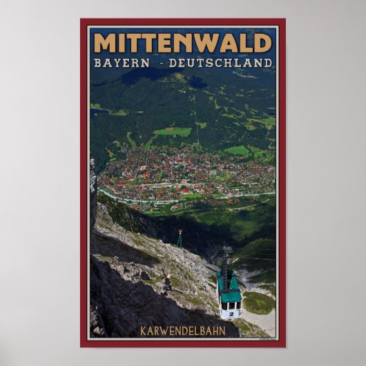 Mittenwald - Karwendelbahn Terminus Poster (Voorkant)