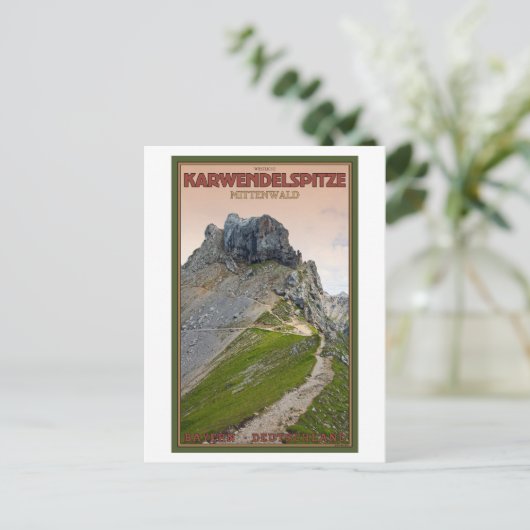 Mittenwald - Karwendelberg Briefkaart (Staand voorkant)