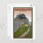 Mittenwald - Karwendelberg Briefkaart (Voorkant / Achterkant)