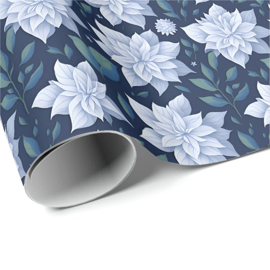 Mitternachtsblüte - cadeaupapier (Rol Hoek)