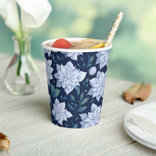 Mitternachtsblüte - papieren bekers (Insitu)