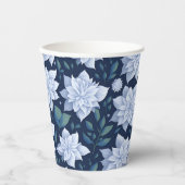 Mitternachtsblüte - papieren bekers (Voorkant)