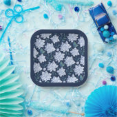 Mitternachtsblüte - papieren bordje (Feest)