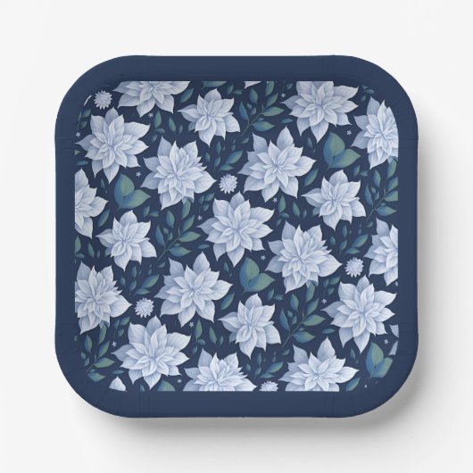 Mitternachtsblüte - papieren bordje (Voorkant)