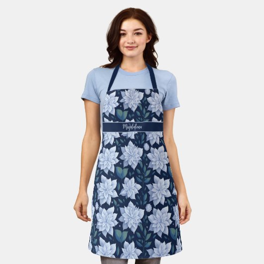 Mitternachtsblüte - schort (Gedragen)