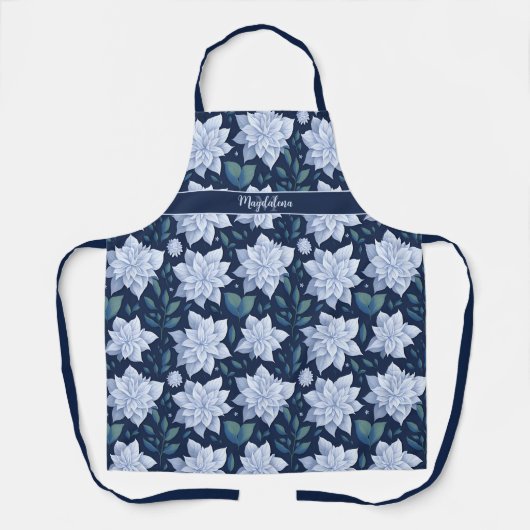 Mitternachtsblüte - schort (Voorkant)