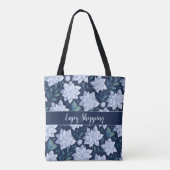 Mitternachtsblüte -  tote bag (Achterkant)