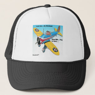 Mitts raamloos vliegtuig Grappige cadeaus & T-shir Trucker Pet