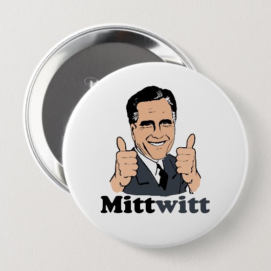 Mittwitt Ronde Button 4,0 Cm (Voorkant /achterkant)