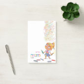 Mitzva Note voor Hebreeuwse meisjes - 4x6 ticky Bl (Kantoor)