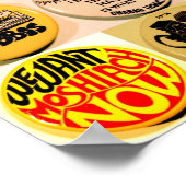 Mitzvah Buttonnen Poster (Hoek)