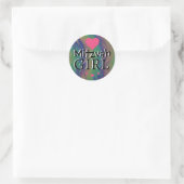 Mitzvah Meisje Regenboog Sticker (Tas)
