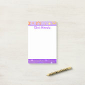 Mitzvah-notities - Paarse ster van David Post-it® Notes (Op bureau)