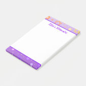 Mitzvah-notities - Paarse ster van David Post-it® Notes (Schuin)