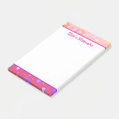 Mitzvah-notities - Roze ster van David Post-it® Notes (Schuin)