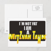 Mitzvah Tank Briefkaart (Voorkant / Achterkant)