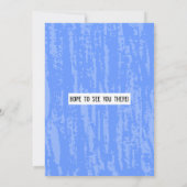 MITZVAH WORDS GEZEGDEN Bar Bat Mitzvah Uitnodiging (Achterkant)