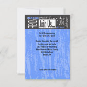 MITZVAH WORDS GEZEGDEN Bar Bat Party-opnamekaart Kaart (Voorkant)