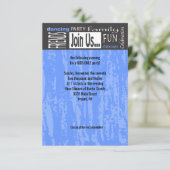 MITZVAH WORDS GEZEGDEN Bar Bat Party-opnamekaart Kaart (Staand voorkant)