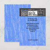 MITZVAH WORDS GEZEGDEN Bar Bat Party-opnamekaart Kaart (Voorkant / Achterkant)