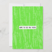 MITZVAH WORDS GEZEGDEN Bar Bat Uitnodiging (Achterkant)