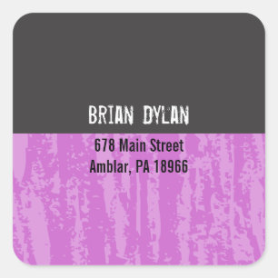 MITZVAH WORDS GEZEGDEN Retouradres Sticker Seal