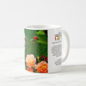 Mitzy the Mariposa (hond met vlindervleugels) Koffiemok (Voorkant rechts)