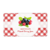 Mix Berry Jam Red Fruits Etiket (Voorkant)