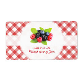 Mix Berry Jam Red Fruits Etiket