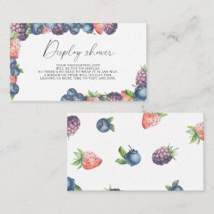 Mix bes - Display douche Informatiekaartje