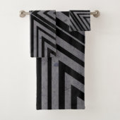 MIX, BLACK GRAY. SAMER BRASIL BAD HANDDOEK (Insitu)