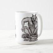 Mix creature - Troll, Golem en Devil Koffiemok (Voorkant rechts)